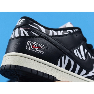 Quartersnacks x Nike Dunk Low SB Little Debbies Zebra Cakes DM3510-001 Black/White Mens Womens Shoes