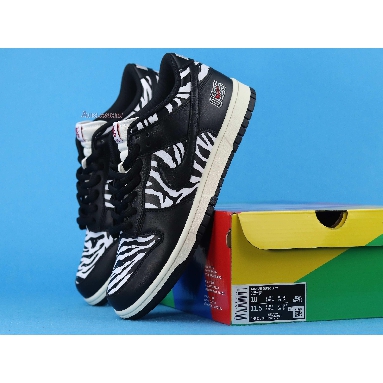 Quartersnacks x Nike Dunk Low SB Little Debbies Zebra Cakes DM3510-001 Black/White Mens Womens Shoes