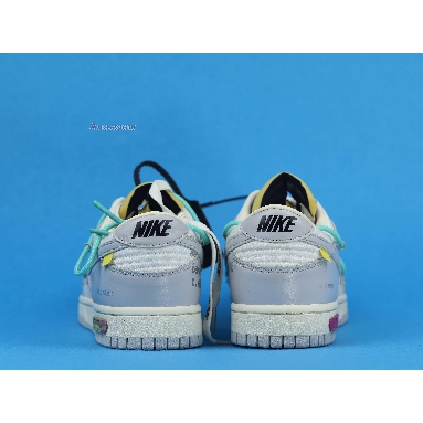 Off-White x Nike Dunk Low Lot 04 of 5 DM1602-114 Sail/Neutral Grey/Green Glow Mens Womens Shoes