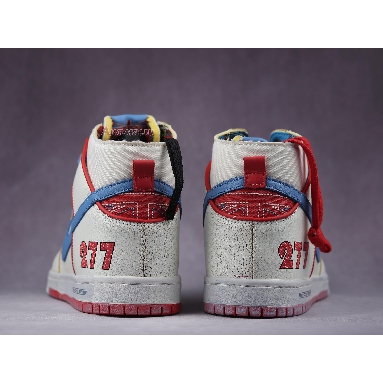 Ishod Wair x Magnus Walker x Dunk High Pro SB Urban Outlaw DH7683-100 White/Red-Blue Sneakers