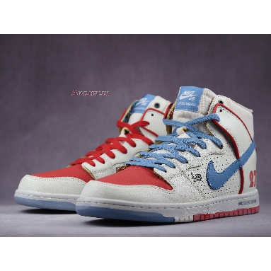 Ishod Wair x Magnus Walker x Dunk High Pro SB Urban Outlaw DH7683-100 White/Red-Blue Sneakers