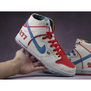 Ishod Wair x Magnus Walker x Dunk High Pro SB Urban Outlaw DH7683-100 White/Red-Blue Sneakers