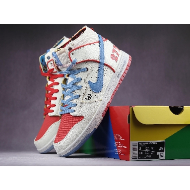 Ishod Wair x Magnus Walker x Dunk High Pro SB Urban Outlaw DH7683-100 White/Red-Blue Mens Womens Shoes