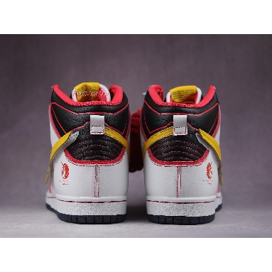 Gundam x Nike Dunk High SB Project Unicorn - RX-0 DH7717-100 White/Amarillo/Red-Yellow Sneakers