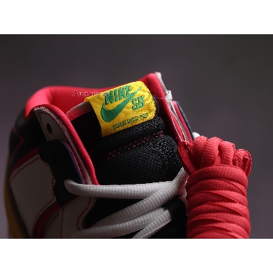 Gundam x Nike Dunk High SB Project Unicorn - RX-0 DH7717-100 White/Amarillo/Red-Yellow Sneakers