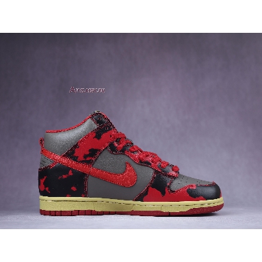 Nike Dunk High 1985 Acid Wash DD9404-600 University Red/Chile Red Sneakers