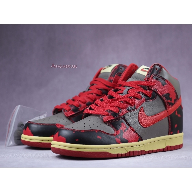 Nike Dunk High 1985 Acid Wash DD9404-600 University Red/Chile Red Sneakers