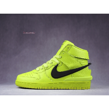 AMBUSH x Nike Dunk High Flash Lime CU7544-300 Flash Lime/Black Mens Womens Shoes