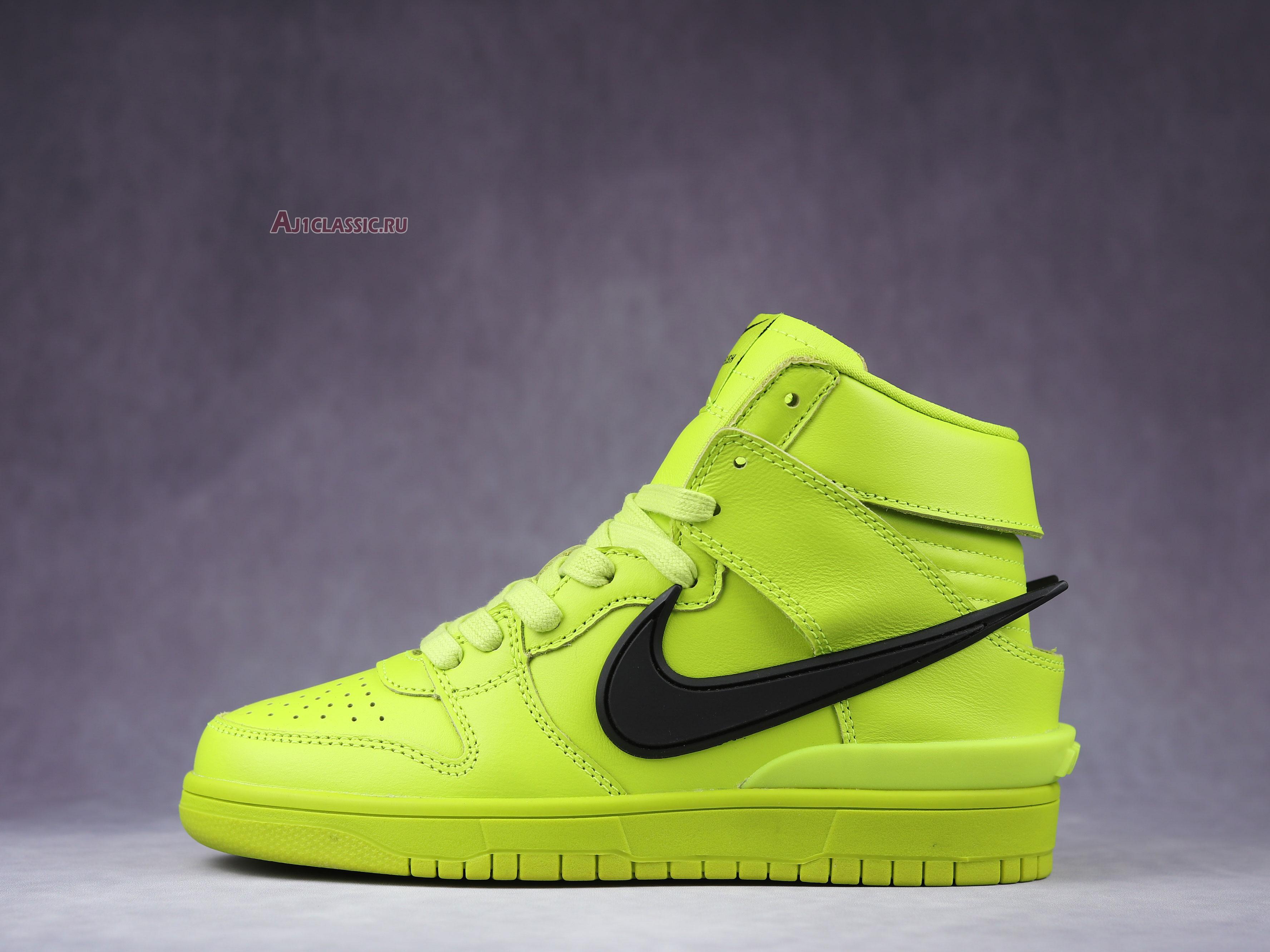 New AMBUSH x Nike Dunk High "Flash Lime" CU7544-300 Shoes