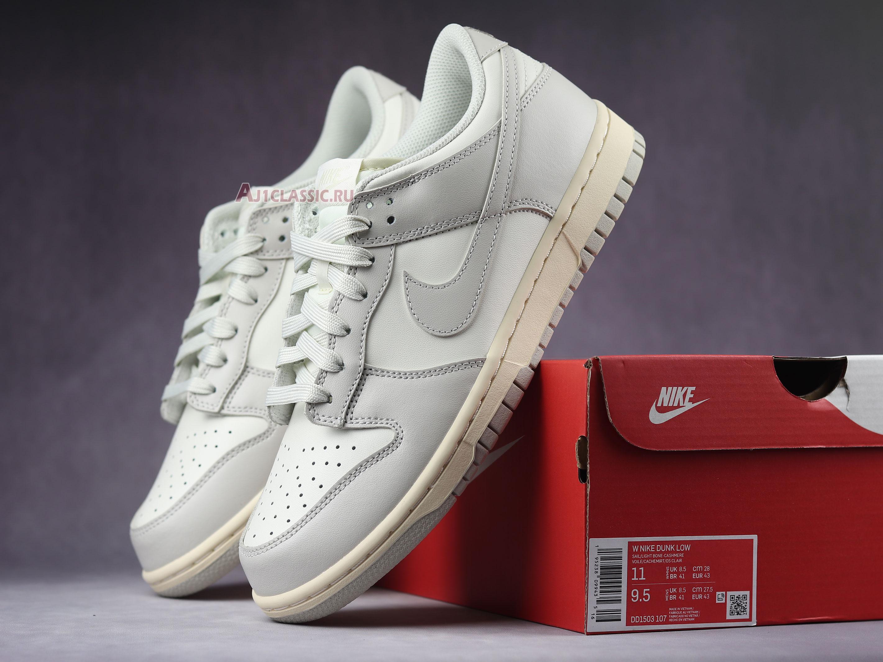 New Nike Dunk Low "Light Bone" DD1503-107 Shoes