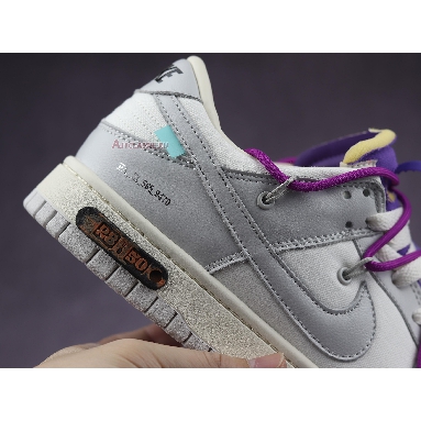 Off-White x Nike Dunk Low Lot 28 of 50 DM1602-111 Sail/Neutral Grey/Hyper Violet-Purple Mens Womens Shoes