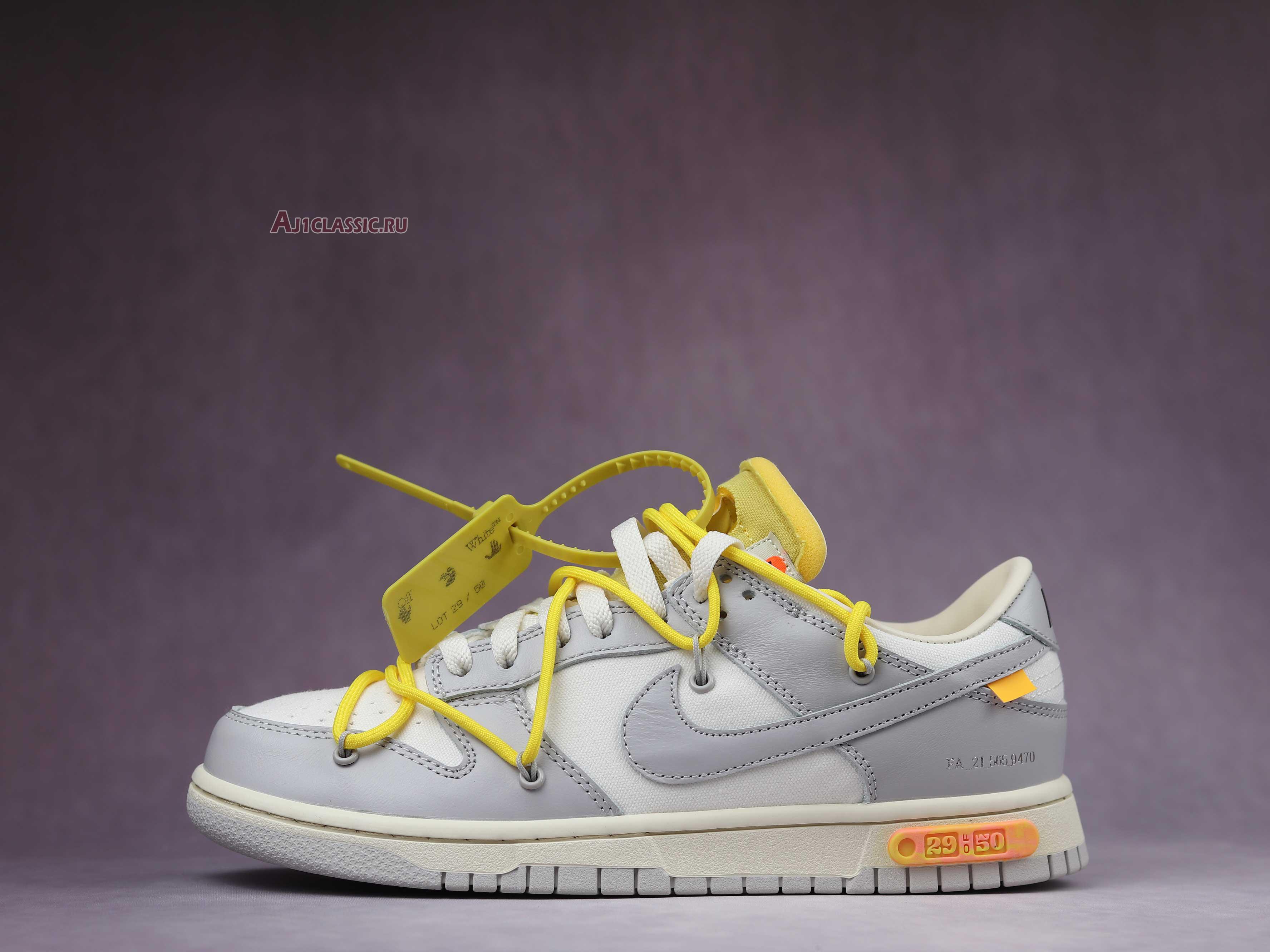 New Off-White x Nike Dunk Low "Lot 29 of 50" DM1602-103 Shoes