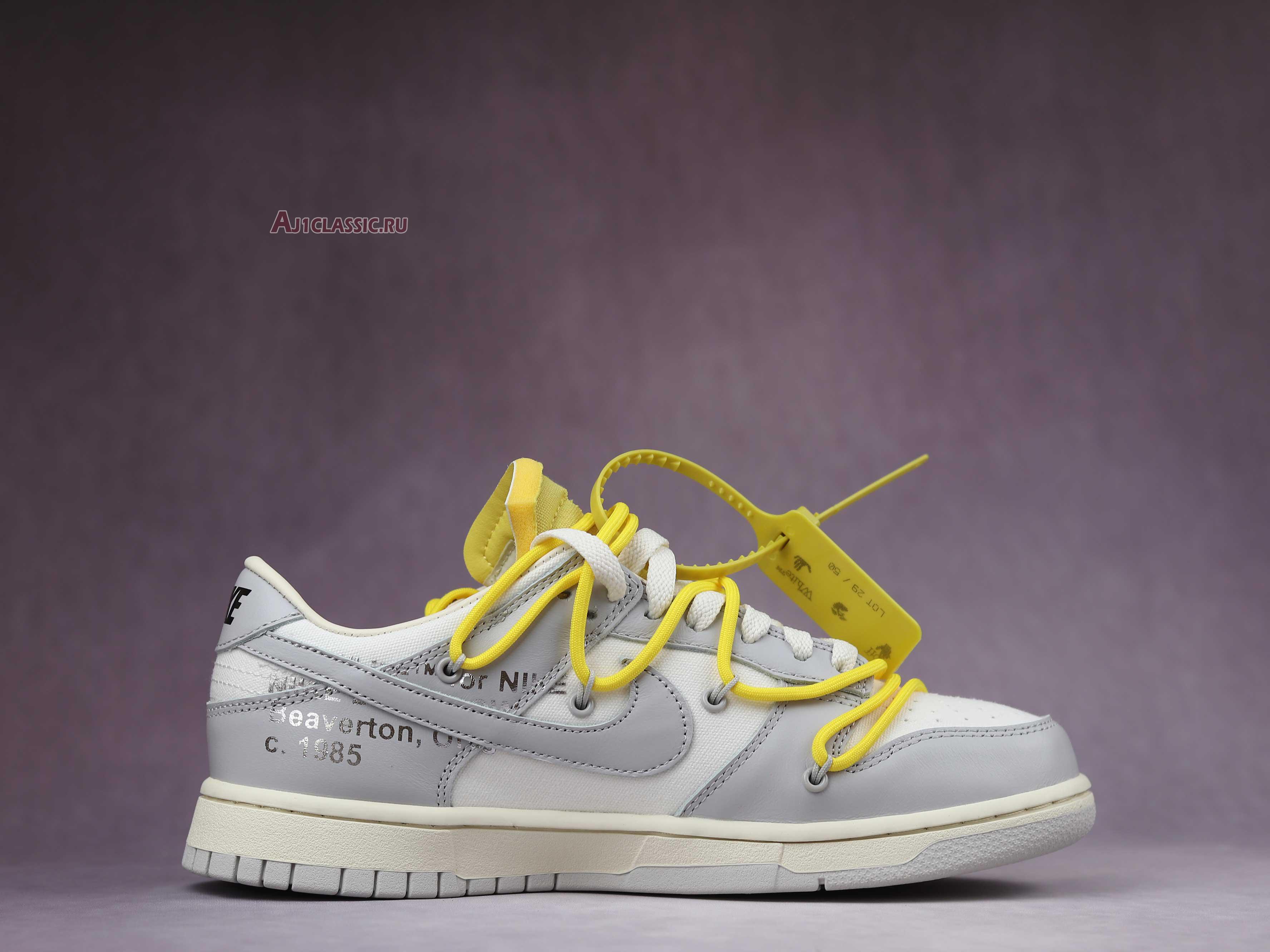 New Off-White x Nike Dunk Low "Lot 29 of 50" DM1602-103 Shoes