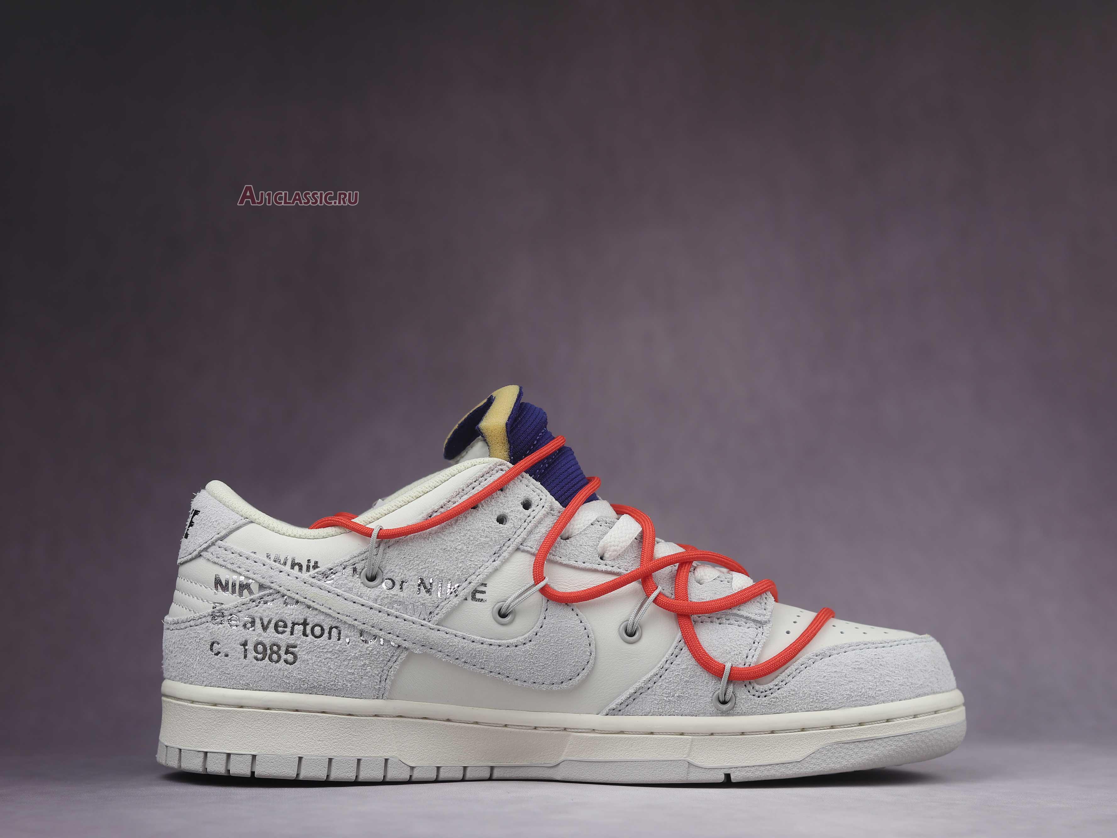 New Off-White x Nike Dunk Low "Lot 13 of 50" DJ0950-110 Shoes