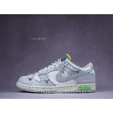 Off-White x Nike Dunk Low Lot 42 of 50 DM1602-117 Sail/Neutral Grey/Light Bone Mens Womens Shoes