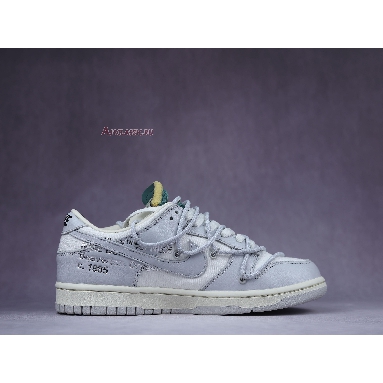 Off-White x Nike Dunk Low Lot 42 of 50 DM1602-117 Sail/Neutral Grey/Light Bone Mens Womens Shoes