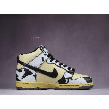 Nike Dunk High 1985 Black Acid Wash DD9404-700 Lemon Drop/Black/Saturn Mens Womens Shoes