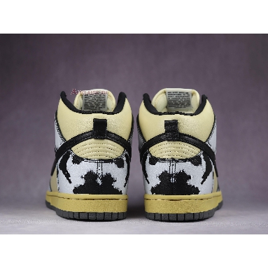 Nike Dunk High 1985 Black Acid Wash DD9404-700 Lemon Drop/Black/Saturn Mens Womens Shoes