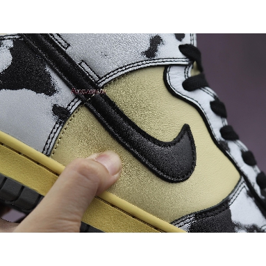 Nike Dunk High 1985 Black Acid Wash DD9404-700 Lemon Drop/Black/Saturn Mens Womens Shoes