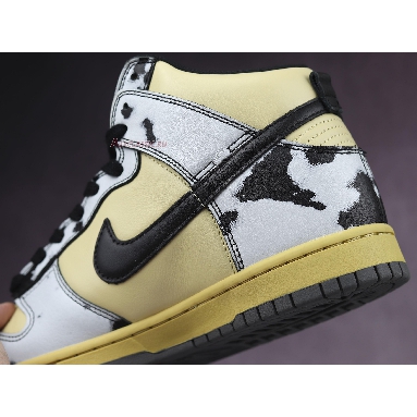 Nike Dunk High 1985 Black Acid Wash DD9404-700 Lemon Drop/Black/Saturn Mens Womens Shoes