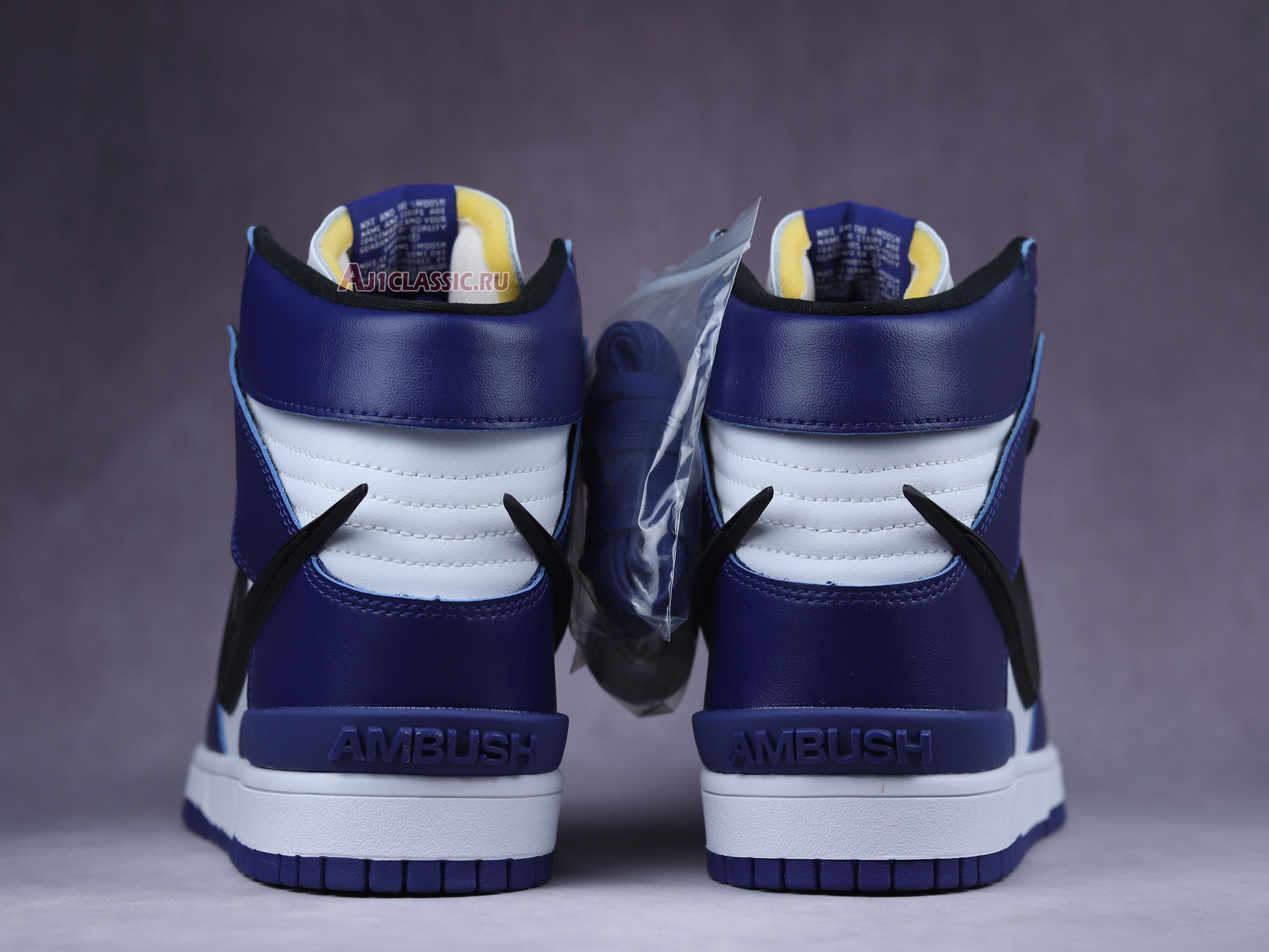 New AMBUSH x Nike Dunk High "Deep Royal" CU7544-400 Shoes