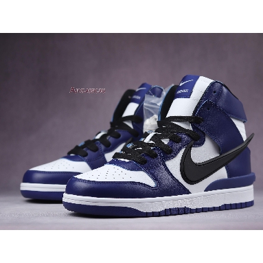 AMBUSH x Nike Dunk High Deep Royal CU7544-400 Deep Royal Blue/White/Pale Ivory/Black Sneakers