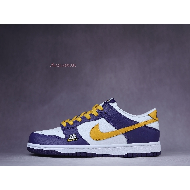 Nike Dunk Low La 309431-751 Del Sol/Court Purple/Yellow Mens Womens Shoes