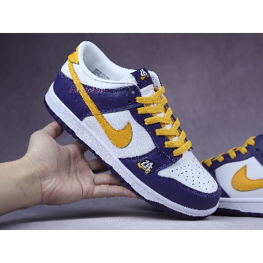 Nike Dunk Low La 309431-751 Del Sol/Court Purple/Yellow Mens Womens Shoes