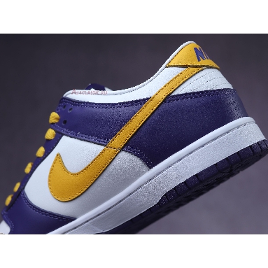 Nike Dunk Low La 309431-751 Del Sol/Court Purple/Yellow Mens Womens Shoes