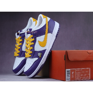 Nike Dunk Low La 309431-751 Del Sol/Court Purple/Yellow Mens Womens Shoes