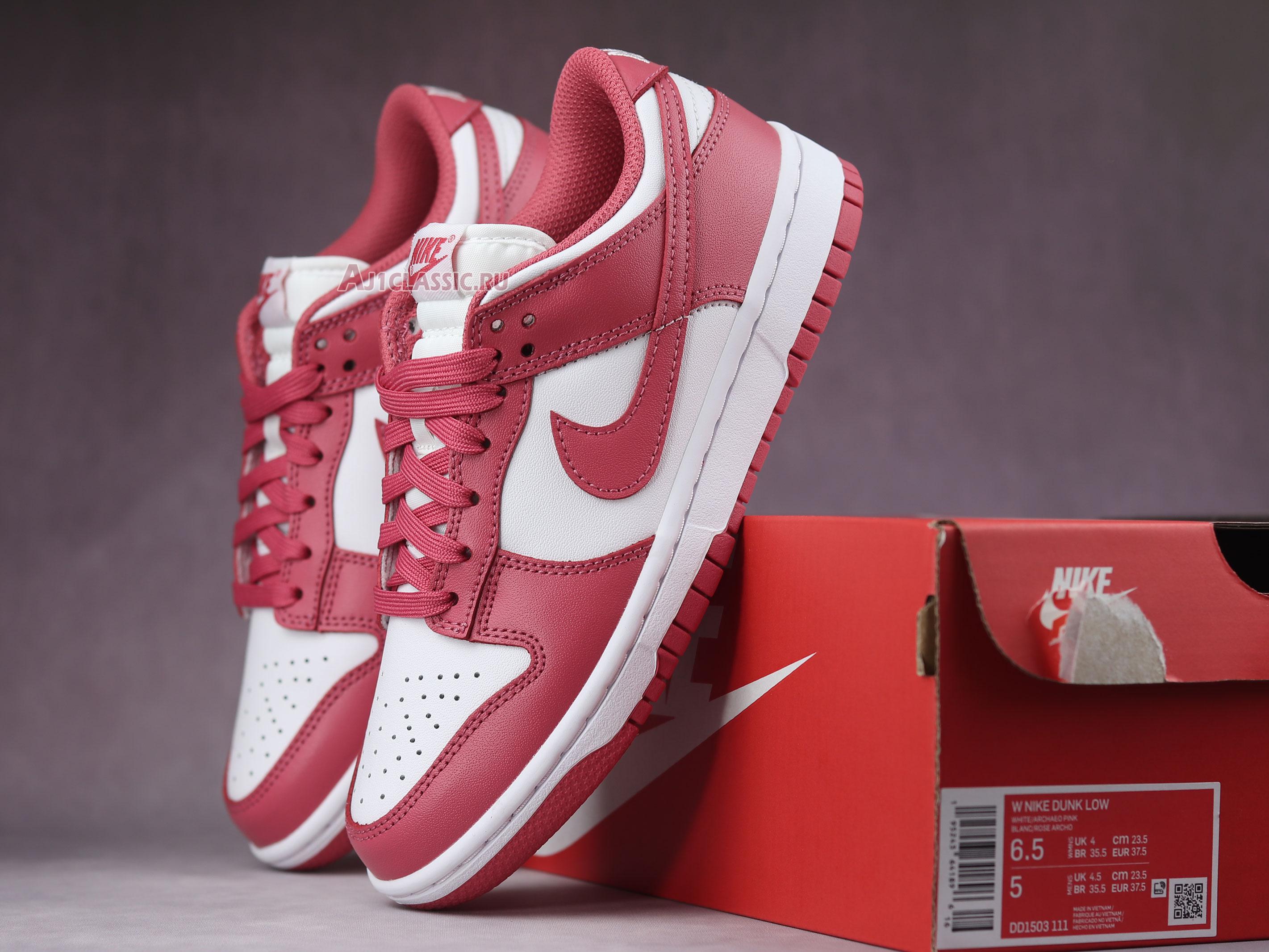 New Nike Dunk Low "Archeo Pink" DD1503-111 Shoes