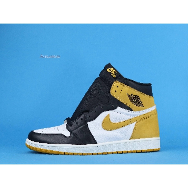 Air Jordan 1 Retro High OG Yellow Ochre 555088-109-02 Summit White/Yellow Ochre-Black Sneakers