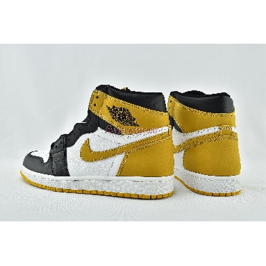 Air Jordan 1 Retro High OG Yellow Ochre 555088-109-02 Summit White/Yellow Ochre-Black Sneakers