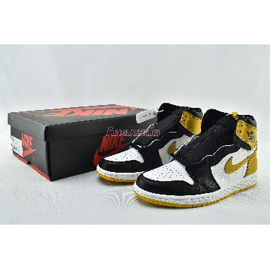 Air Jordan 1 Retro High OG Yellow Ochre 555088-109-02 Summit White/Yellow Ochre-Black Sneakers