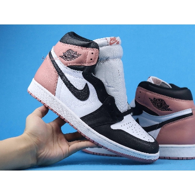 Air Jordan 1 Retro High NRG Rust Pink 861428-101 White/Rust Pink-Black Sneakers