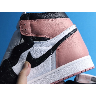 Air Jordan 1 Retro High NRG Rust Pink 861428-101 White/Rust Pink-Black Mens Womens Shoes