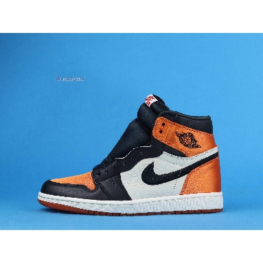 Air Jordan 1 Retro High OG Satin Shattered Backboard AV3725-010 Black/Starfish-Sail-Black Sneakers