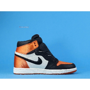 Air Jordan 1 Retro High OG Satin Shattered Backboard AV3725-010 Black/Starfish-Sail-Black Sneakers