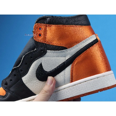 Air Jordan 1 Retro High OG Satin Shattered Backboard AV3725-010 Black/Starfish-Sail-Black Sneakers