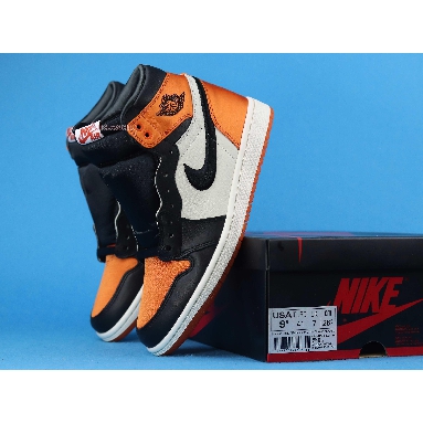 Air Jordan 1 Retro High OG Satin Shattered Backboard AV3725-010 Black/Starfish-Sail-Black Sneakers