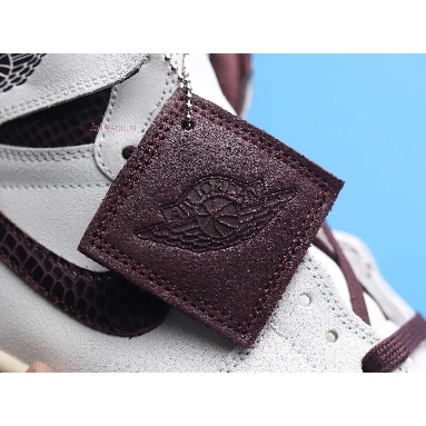 A Ma Maniére x Air Jordan 1 High OG Airness D07097-100 Sail/Burgundy Crush Sneakers