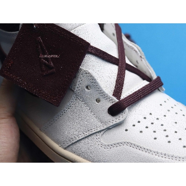 A Ma Maniére x Air Jordan 1 High OG Airness D07097-100 Sail/Burgundy Crush Sneakers