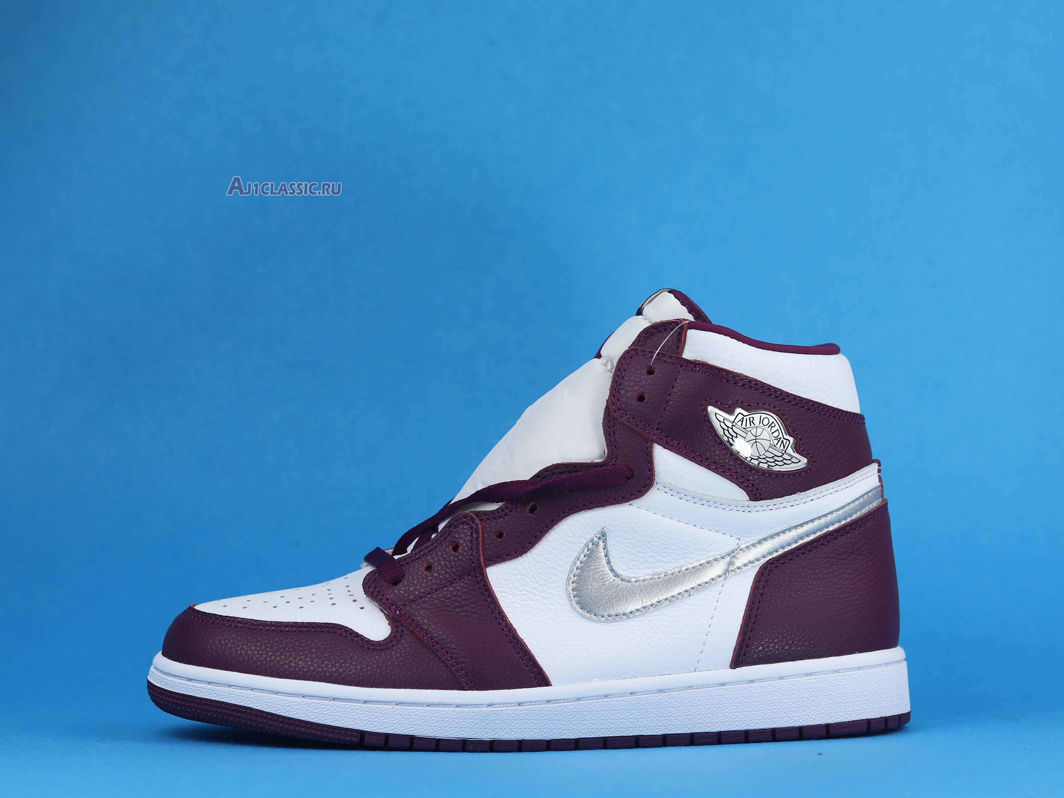 New Air Jordan 1 Retro High OG "Bordeaux" 555088-611 Shoes