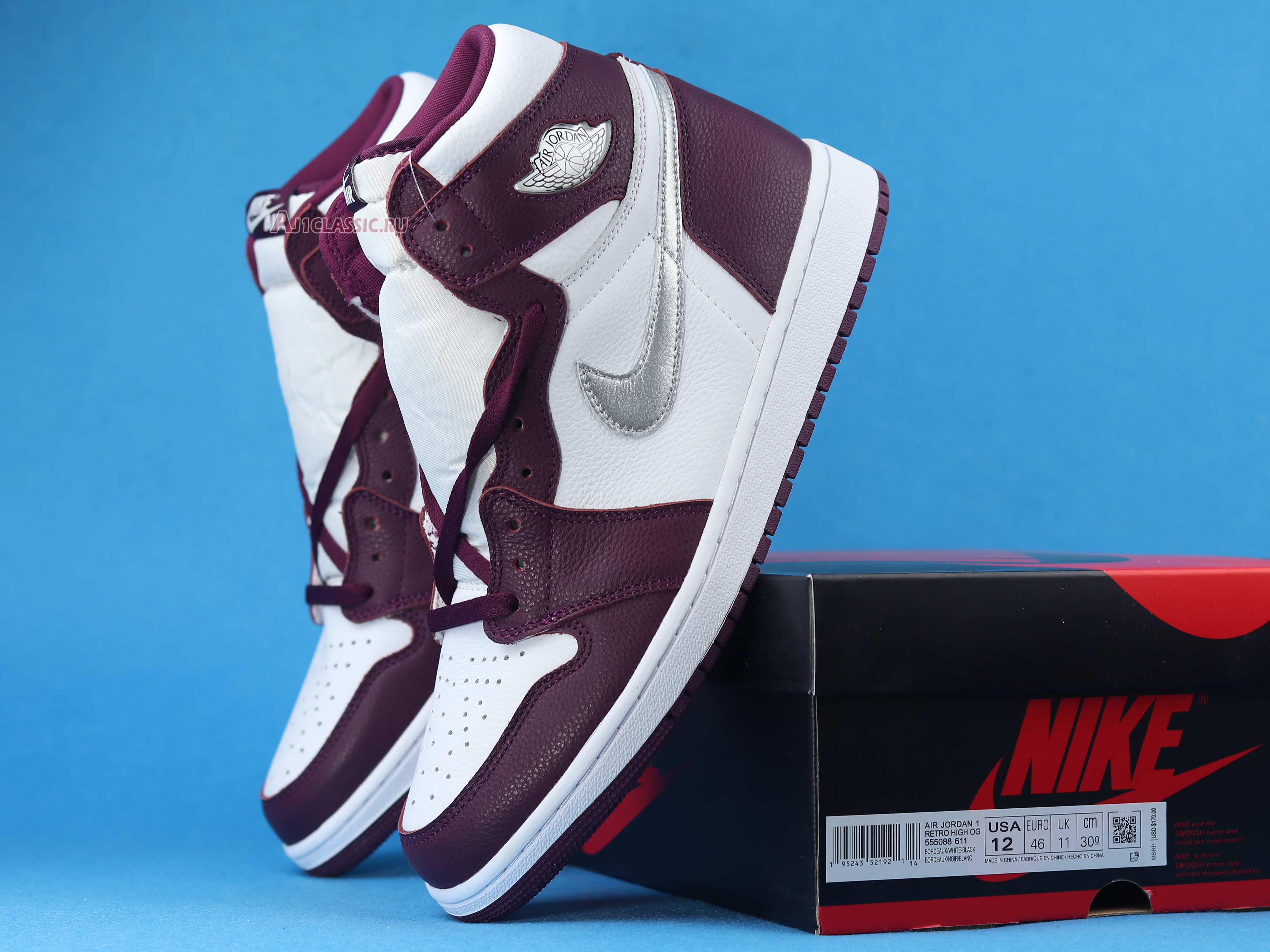 Air Jordan 1 Retro High OG "Bordeaux" 555088-611