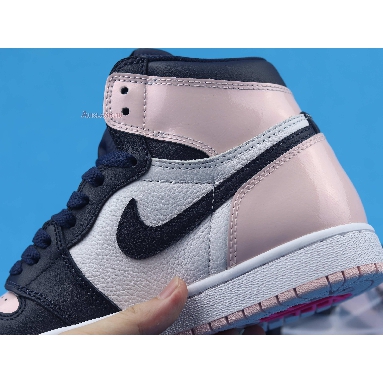 Air Jordan 1 Retro High OG SE Bubble Gum DD9335-641 Atmosphere/White/Laser Pink/Obsidian Sneakers