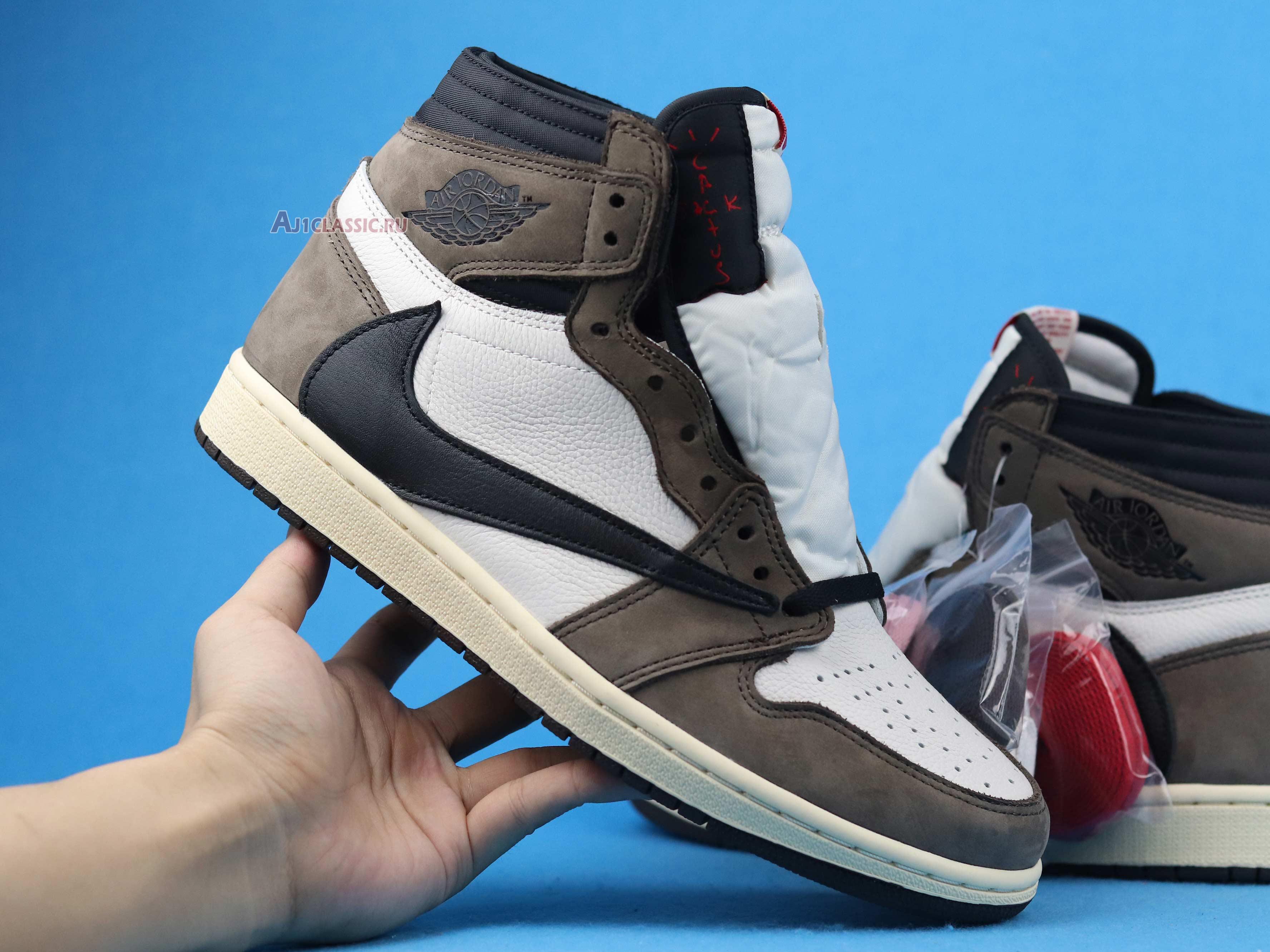 New Travis Scott x Air Jordan 1 High OG TS SP "Mocha" CD4487-100-5 Shoes