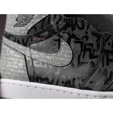 Air Jordan 1 High OG Rebellionaire 555088-036 Black/White-Particle Grey Sneakers