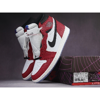 Air Jordan 1 Retro High OG Origin Story 555088-602-02 Gym Red/White-Black-Photo Blue Sneakers