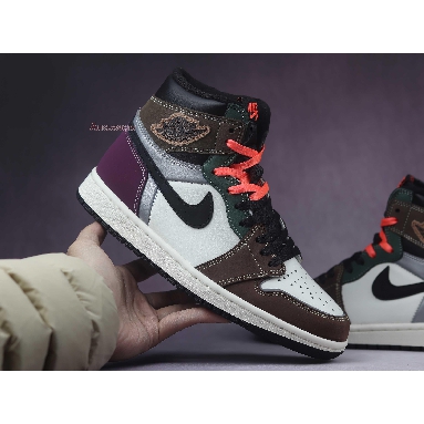 Air Jordan 1 High OG Crafted DH3097-001 Black/Archaeo Brown/Dark Chocolate Mens Womens Shoes