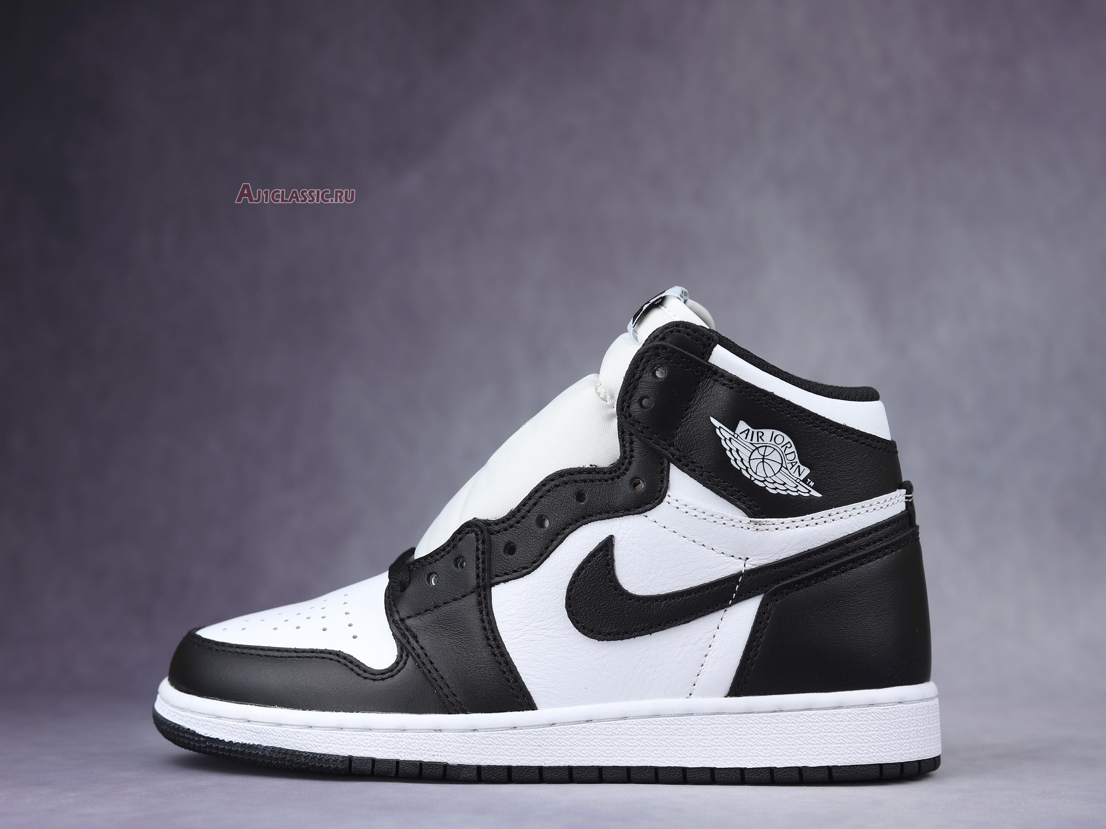 New Air Jordan 1 Retro High OG BG "Black White" 2014 575441-010 Shoes